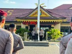 Polres Inhu Gelar Apel Gabungan Pengamanan Malam Takbiran Iduladha 1447 H Bersama TNI dan Pemda