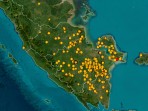 Asap Kiriman Selimuti Siak, Kualitas Udara Bungaraya Masuk Kategori Berbahaya