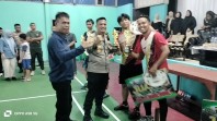 Tim Polsek Minas Juara Kapolres Cup Badminton Hari Bhayangkara ke-80, Turnamen Berlangsung Meriah