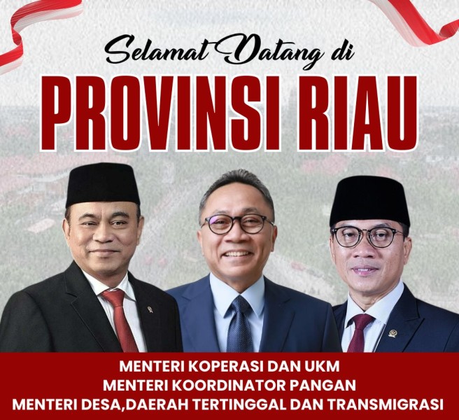 KOPERASI DESA MERAH PUTIH: Menteri Koperasi dan UKM Budi Arie Setiadi akan Resmikan Koperasi di Desa Sontang, Riau