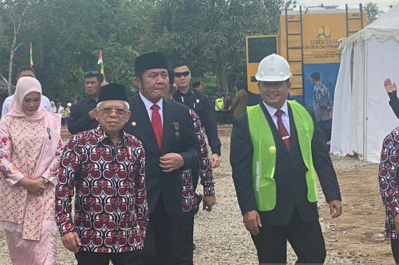 Wapres tinjau program Bedah Rumah di Desa Rimba Balai Banyuasin Sumsel