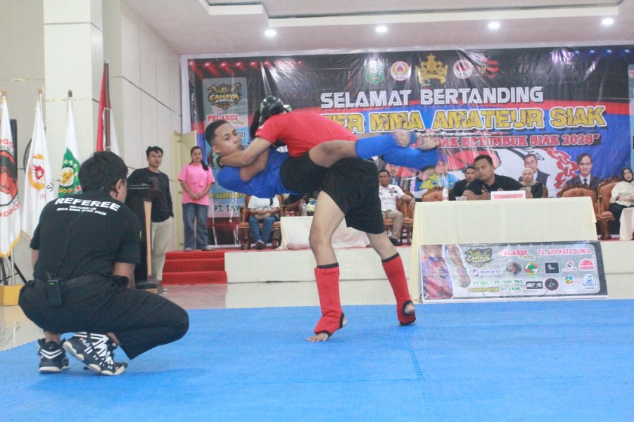 Kejurkab MMA Amateur IBCA Boedak Betumbuk Siak 2026 Sukses Digelar, Cetak Bibit Atlet Berprestasi