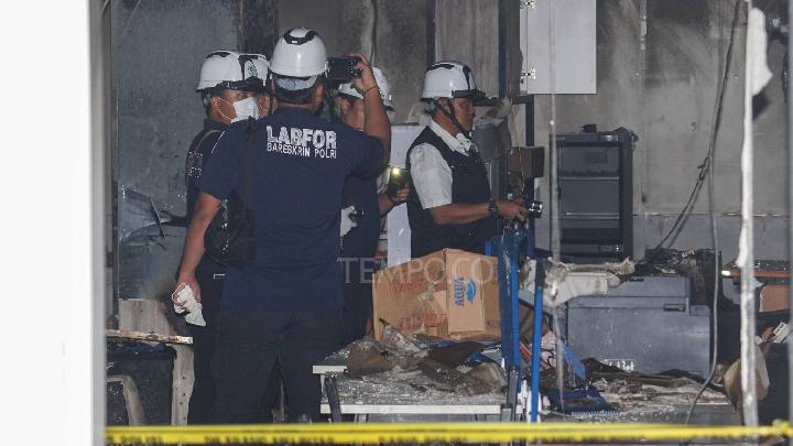 Kebakaran Gedung Kementerian ATR/BPN, Puslabfor Kantongi Beberapa Barang dari TKP