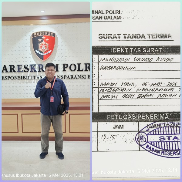 Bupati Rohil Resmi Dilaporkan ke Mabes Polri atas Dugaan Penggunaan Ijazah Palsu