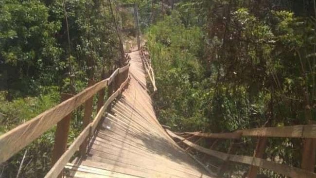 Detik-detik Jembatan Gantung di Koltim Putus Tewaskan 2 Warga-8 Terluka
