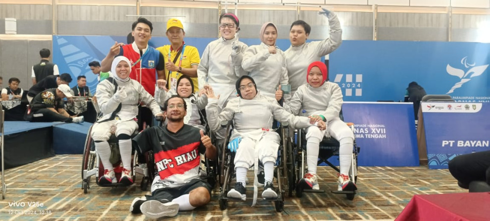 Anak ajaib Rokan hulu, sumbang medalai perak dan perunggu, dari cabang Anggar dan taekwondo