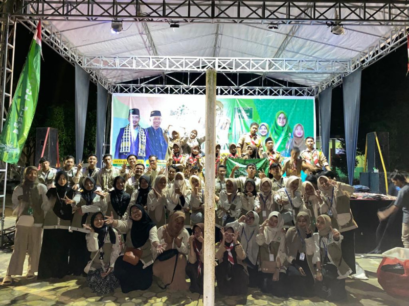 Mahasiswa KKN UIN SUSKA Riau Kecamatan Kandis 2023 Hadiri Gebyar Kandis Bersholawat