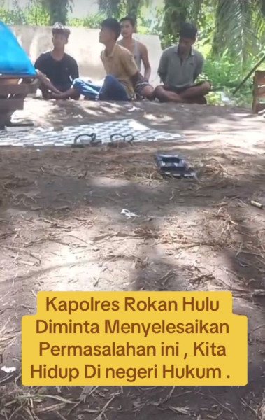 Ketua DPC APDESI Kab Rokan Hulu  meminta polres rohul  tindak pelaku penganiayaan di Desa Batang Kumu.