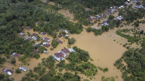 Banjir Rendam 28 Desa di Aceh Jaya, 3.990 Warga Terdampak