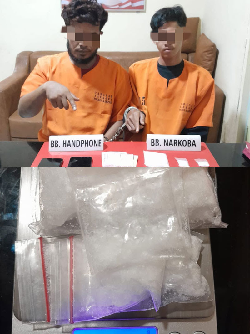 65,10 Gram Sabu-Sabu Diamankan dari Pengedar Narkoba di Desa Suka Mulya