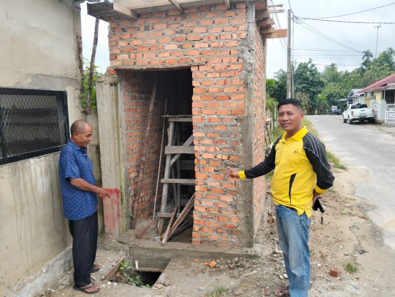 Warga RW 01 Kubang Jaya Keberatan, Pengembang Diduga Larang Pembangunan Pos Siskamling