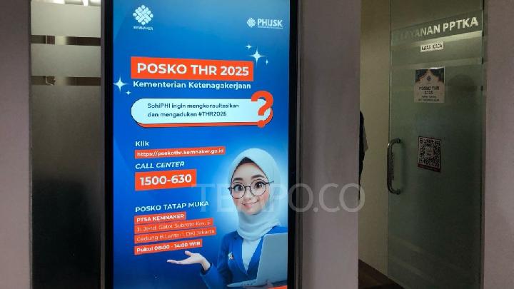 Kemnaker Terima 2.383 Aduan Soal THR, Libatkan 1.536 Perusahaan