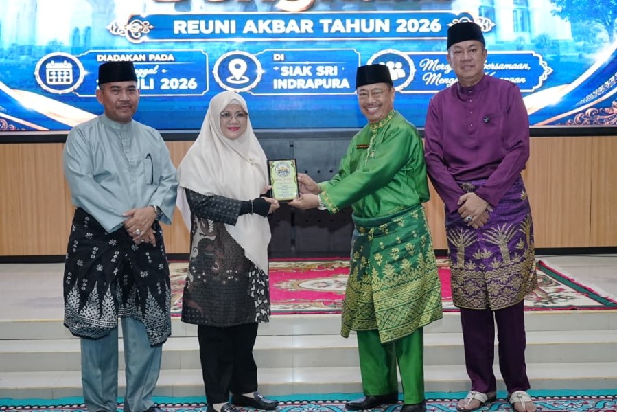 Bupati Afni Sambut Hangat Reuni Akbar FKA SPGN 197 Bengkalis, KPG dan PGSLP di Kabupaten Siak