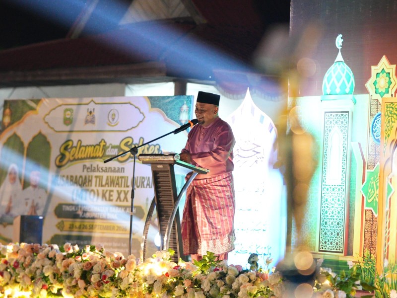 KAMPUNG REMPAK JUARA UMUM MTQ XX SABAK AUH, WABUP: JADIKAN AL-QUR'AN PEDOMAN HIDUP