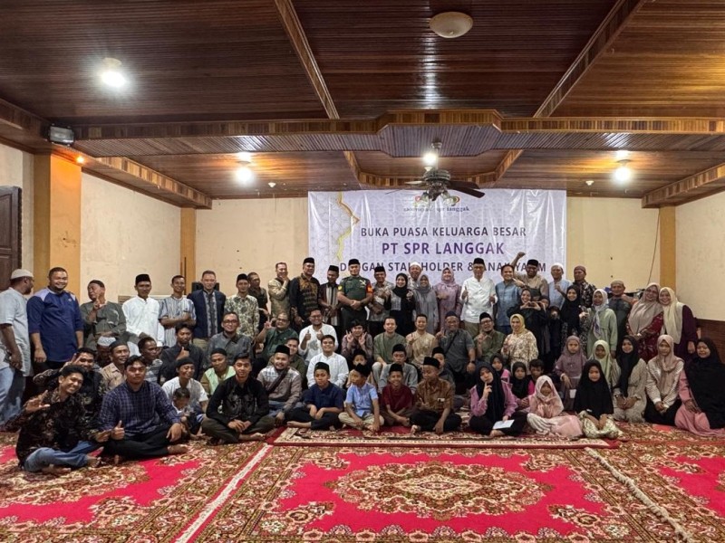 SPR Langgak Gelar Buka Puasa dengan Stakeholder dan Santunan kepada Anak Yatim