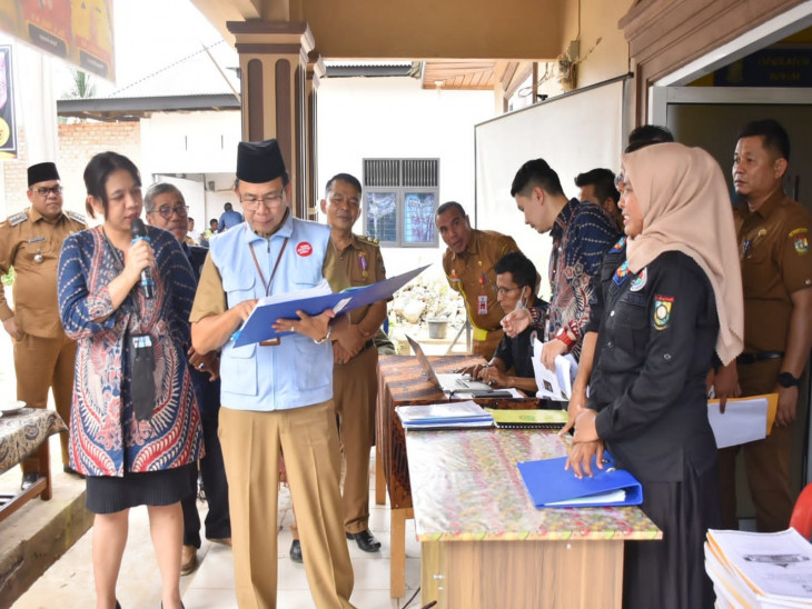 Ditetapkan Sebagai Desa Anti Korupsi, Ketua Observasi KPK Cek Langsung Dokumen Pemdes Pulau Gadang Kampar