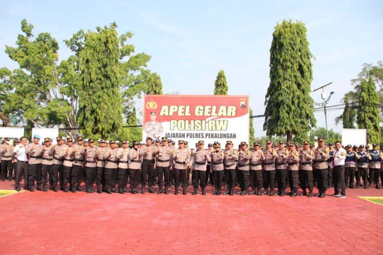 Apel Gelar Polisi RW, 318 Personil Polres Pekalongan Disebar di 259 Desa/Kelurahan