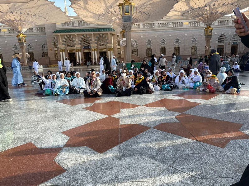 Cuaca Ekstrem di Arab Saudi, Tim Kesehatan Perkuat Pendampingan Jemaah Haji Siak