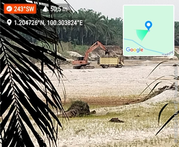 Galian C Ilegal di Tambusai Utara Terus Beroperasi, LSM Baladika Adiyaksa Nusantara Desak Pemda Rokan Hulu Bertindak Tegas