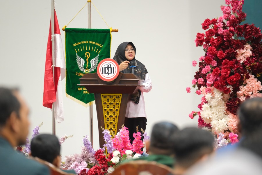 Di Hadapan IDI, Bupati Afni Pastikan Perjuangkan Hak Fiskal Siak untuk Kesejahteraan Tenaga Medis