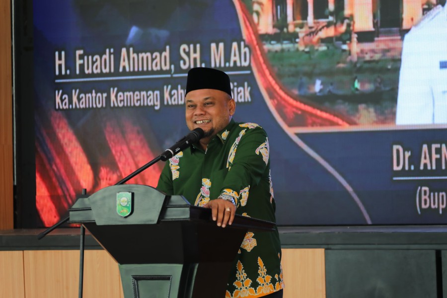 Wabup Siak Syamsurizal Buka Sosialisasi EMIS GTK IMP, Dorong Data Madrasah Valid dan Terintegrasi