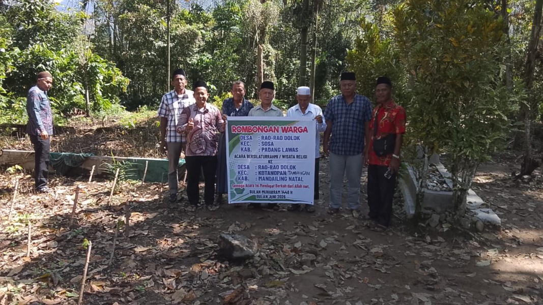 Silaturahmi Warga Desa Rao-Rao Dolok Padang Lawas ke Desa Rao-Rao Dolok Mandailing Natal, Pererat Persaudaraan dan Lestarikan Warisan Leluhur