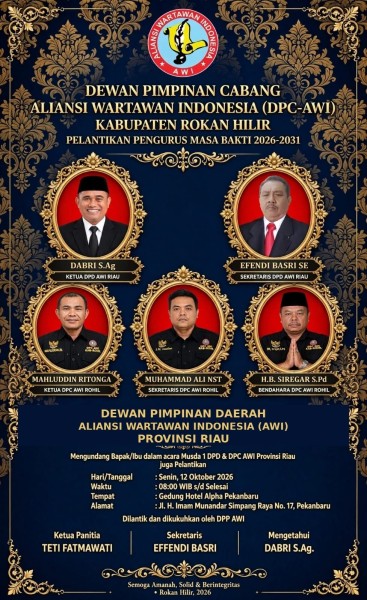 AWI Riau Mantapkan Konsolidasi: MUSDA I dan Pelantikan DPC Se provinsi riau.