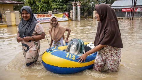 20 Desa di Aceh Utara Terendam Banjir Luapan Sungai
