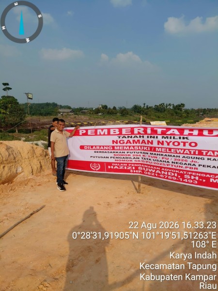 Kasasi Gubernur Riau Ditolak DPW LSM KOREK RIAU minta Gubri Segera Patuhi Aturan