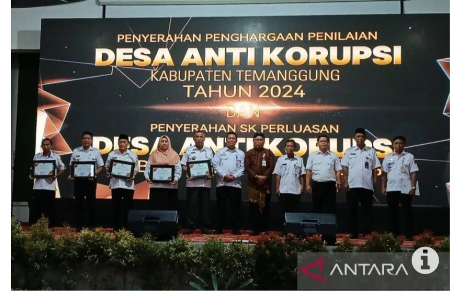 Temanggung miliki sembilan desa baru antikorupsi