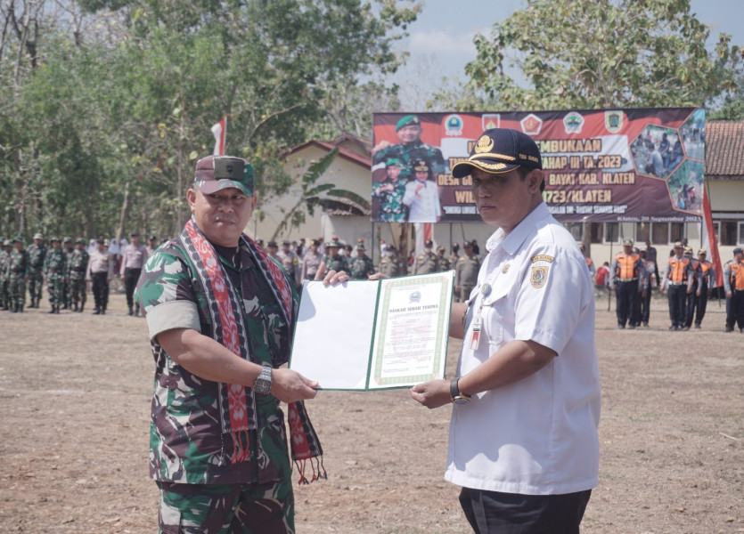 TMMD di Desa Gunung Gajah Resmi Digelar