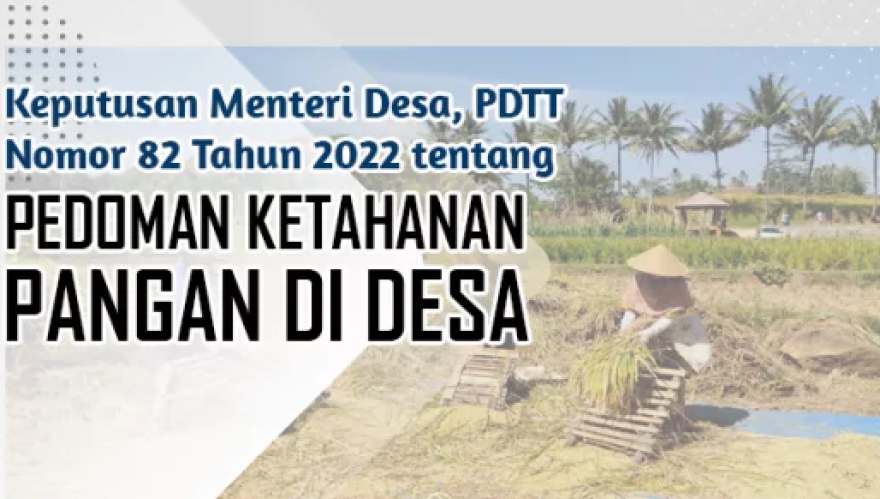 Pedoman Program Ketahanan Pangan