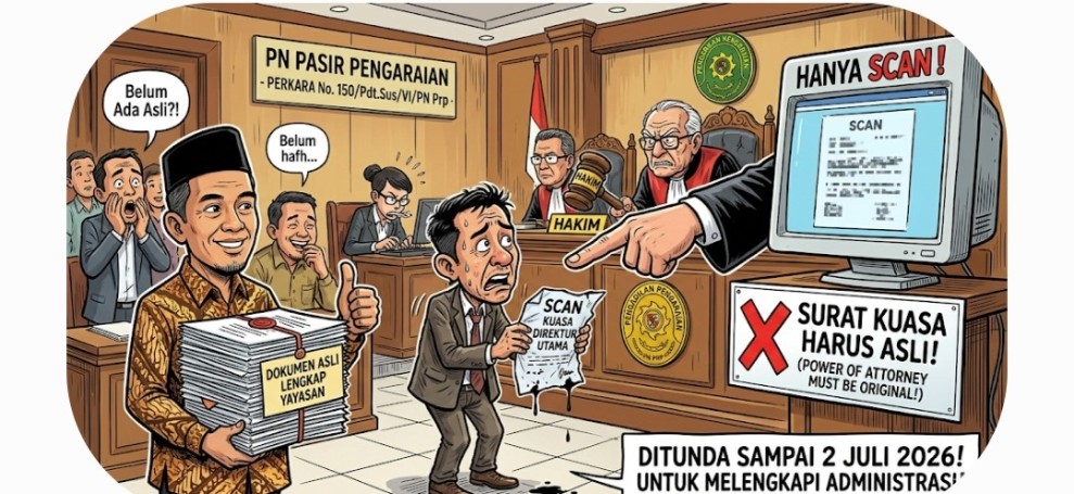 Sidang Perkara Nomor 150/Pdt.Sus/VI/PN Prp Kembali Ditunda, Majelis Hakim Jadwalkan Sidang 2 Juli 2026